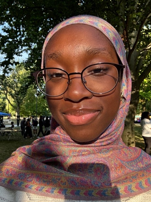 Senior Journalism major Amani Bayo