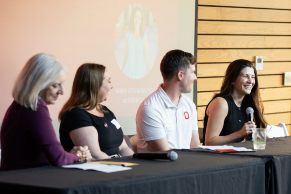 Littell continues to give back to the School of Communication. She spoke on the alumni panel at the first ever all-school reunion on Sept. 12 and serves as a mentor for an undergraduate student.