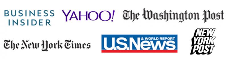 Media outlets logos