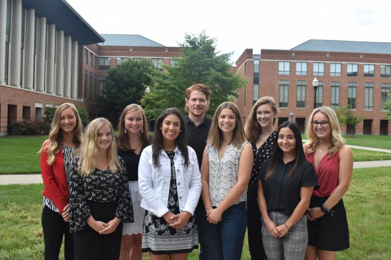 Ohio State PRSSA's members of the executive board 2019