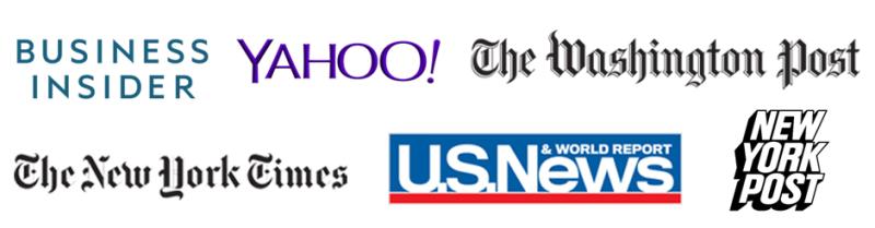 Media outlets logos Media outlets logos
