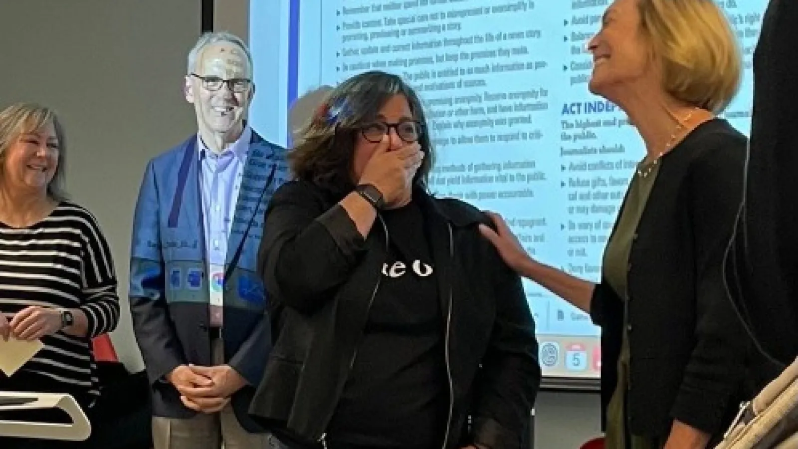 Nicole Kraft receives award