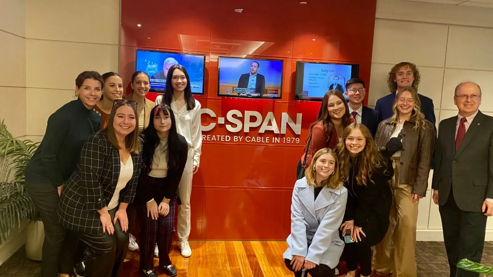 PRSSA at C-SPAN in D.C. 