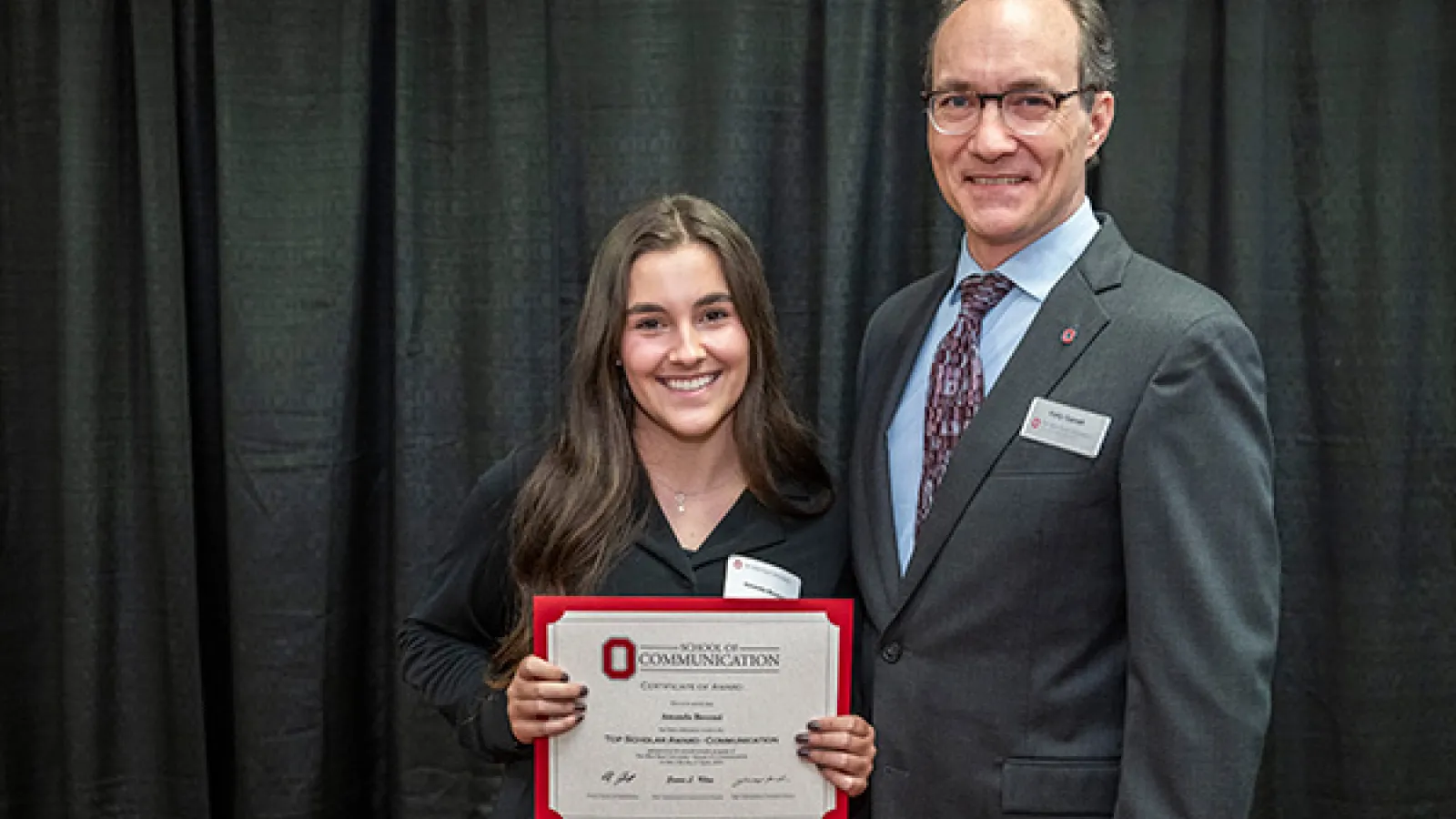 Amanda Bovenzi receives Communication Top Scholar Award 