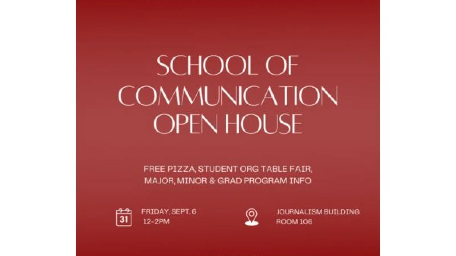 AU24 Open House Graphic