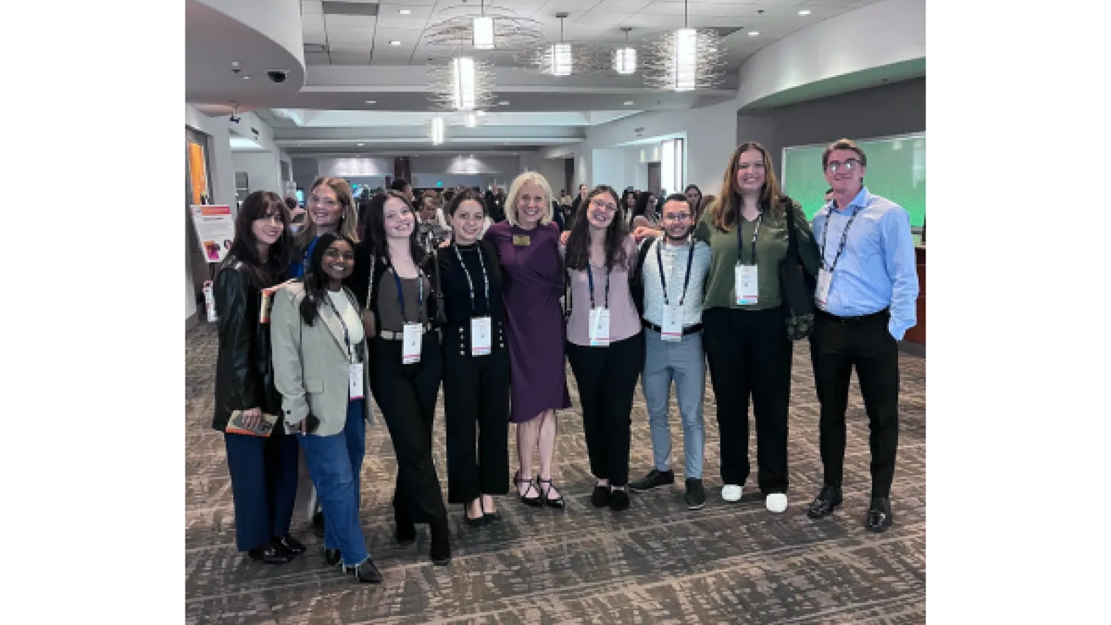 PRSSA Students at ICON 2024 with Linda Thomas Brooks