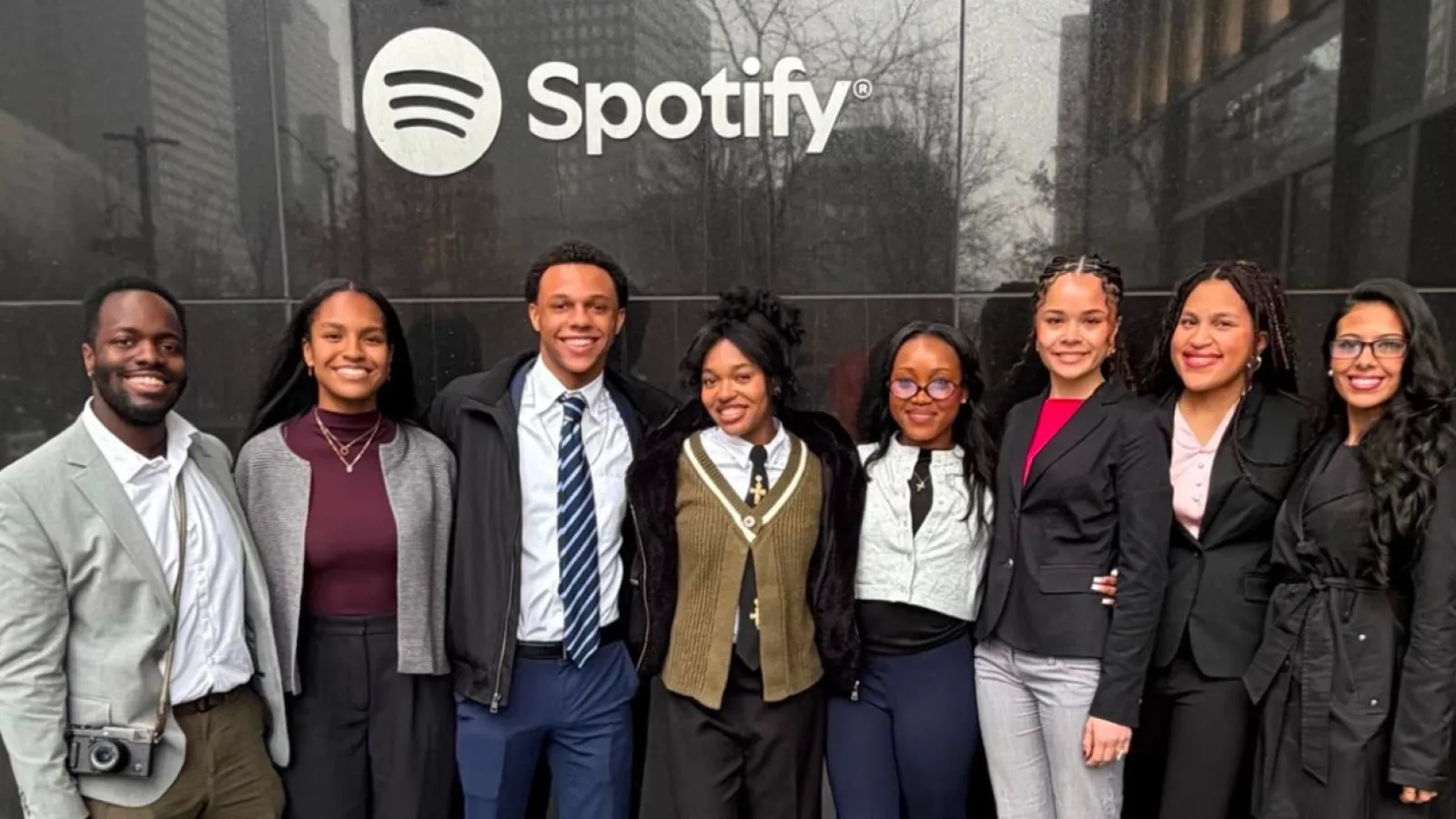 BASCA students visit Spotify in NYC