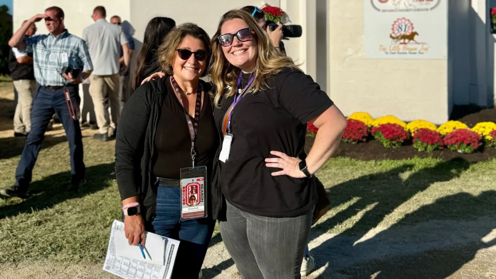 Ohio State journalism alumna Brittany Schock and Professor of Practice Nicole Kraft 