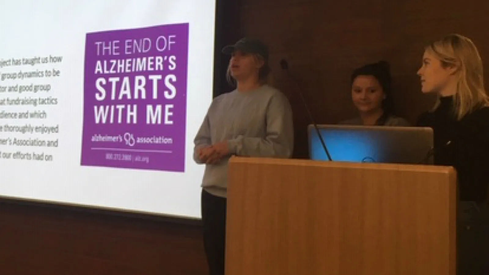 Students in COMM 4635 present fundraising projects 