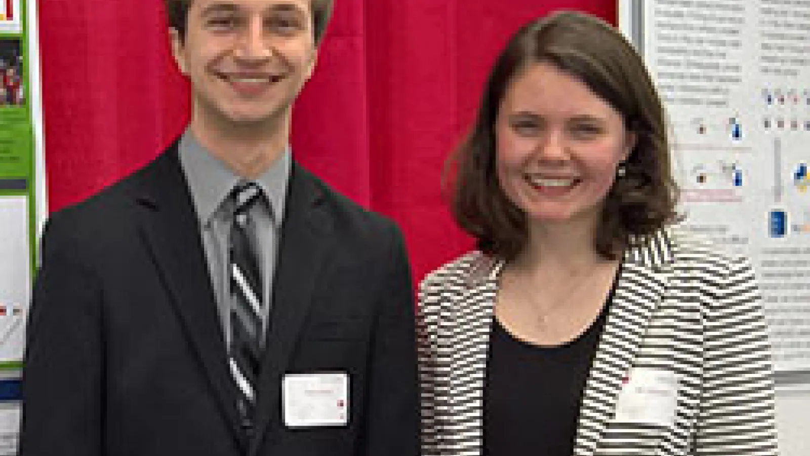 Student Researchers Erin Gottsacker and Travis Filicky