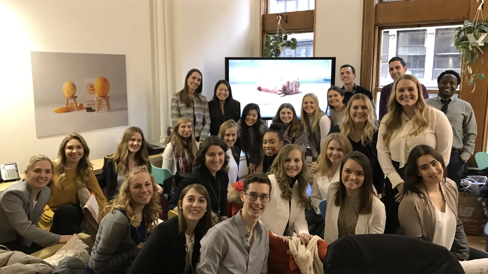 PRSSA students at Walrus in NYC