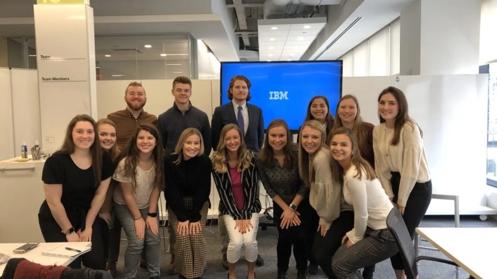 Students at IBM