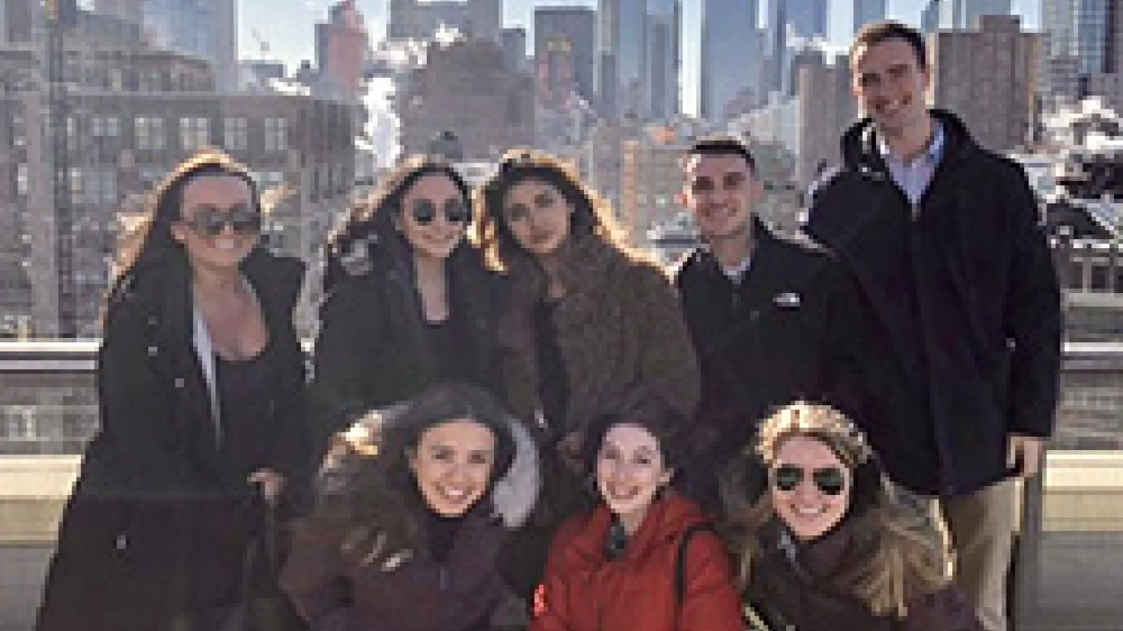 PRSSA students in New York City