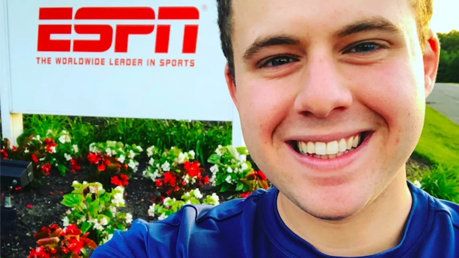 Sam Block outside of ESPN