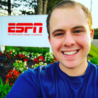 Sam Block outside of ESPN