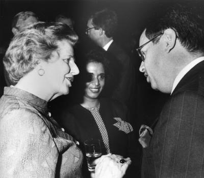 Belkind and British Prime Minister Margaret Thatcher, 1980s