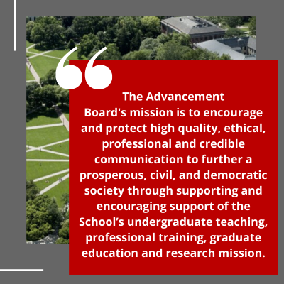 The School of Communication Advancement Board Mission