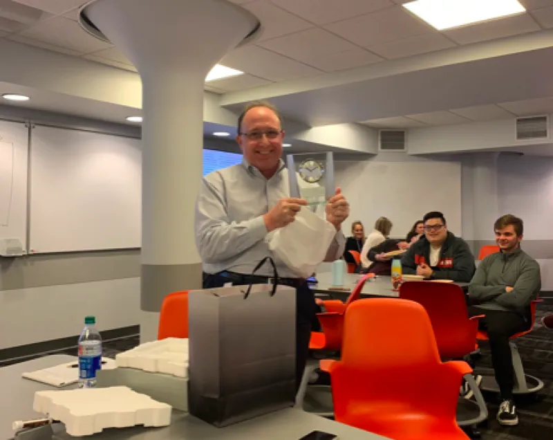 Dan Orzano Receives PRSSA Award