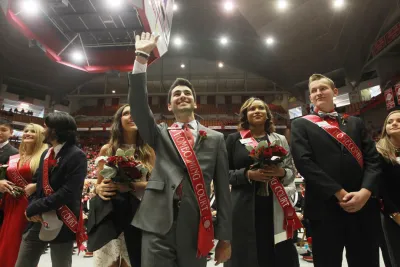 Daniel Rodriguez homecoming court