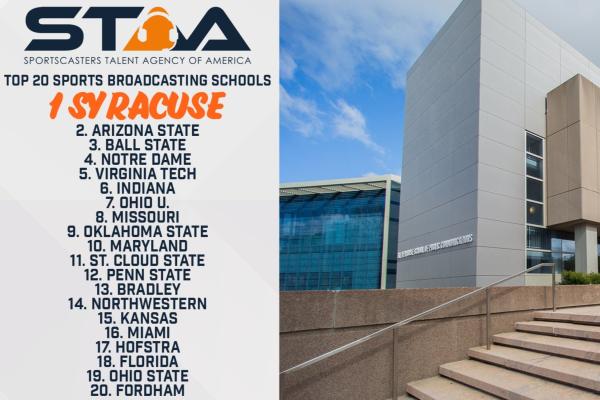 STAA Top 20 Sports Broadcasting Schools