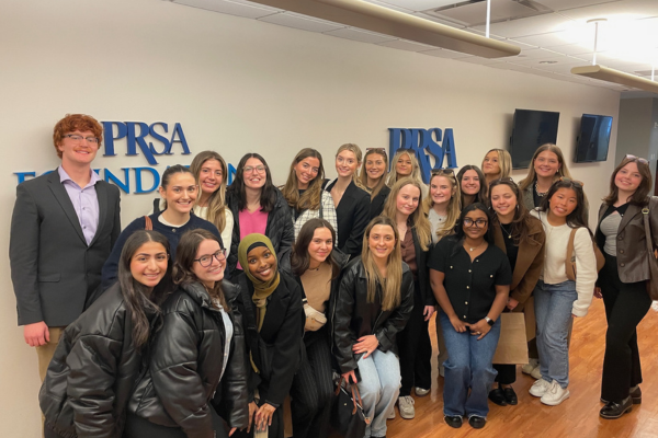 25 PRSSA Students in NYC