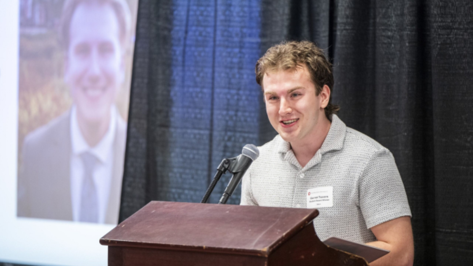 Undergraduate Awards Banquet Student Speaker Photo