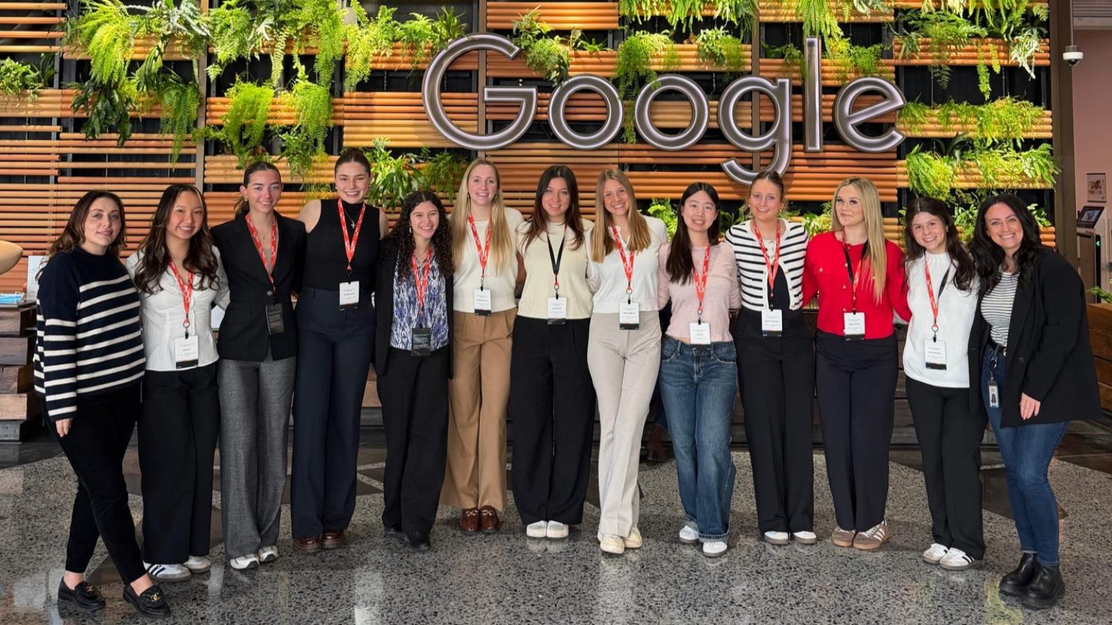 PRSSA students visit Google in NYC